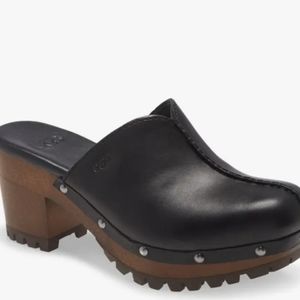 Ugg leather clogs